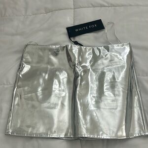 White fox, size S, mini skirt